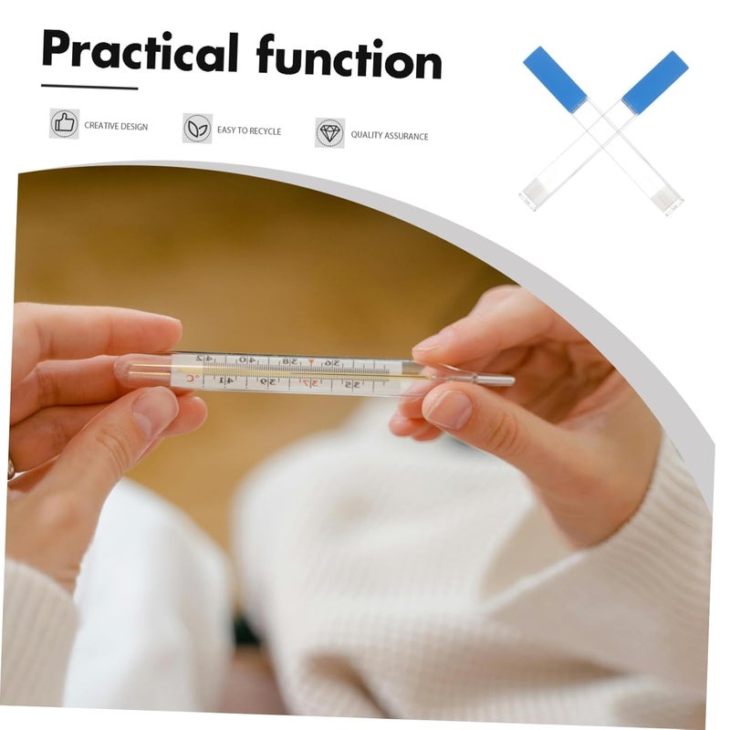 2pcs Thermometer Storage Tubes Protective Cases for Safe Keeping of Medical Tools - Image 5