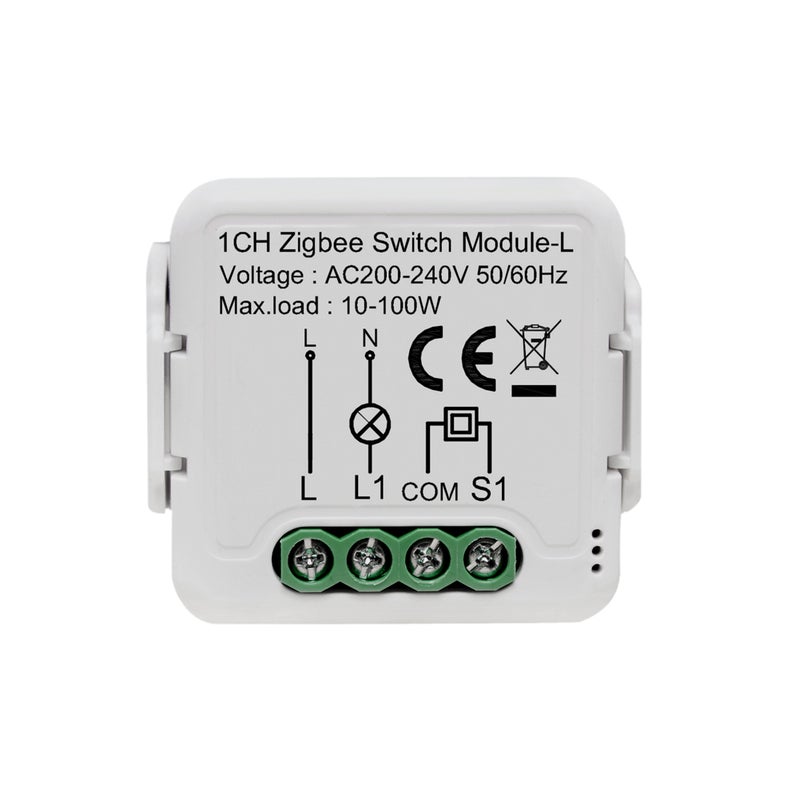 Tuya ZigBee Intelligent Switch Module Intelligent One Channel Switch Intelligent Home Switch Modification Module Mobilephone Device Sharing Timing Function APP Remotes Control Compatible with Google Home Voice Control Need to be Used with Gate-way - Image 1
