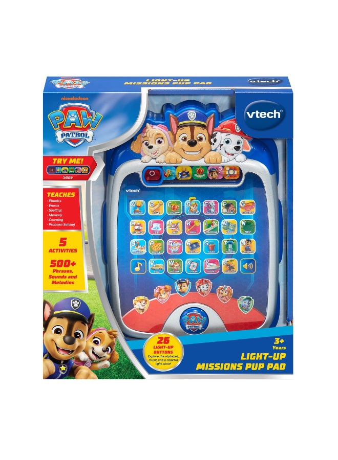 VTech PAW Patrol Light-Up Missions Pup Learning Pad (Blue) - Image 1