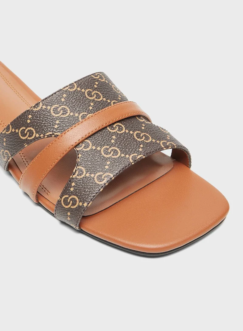 Celeste Multi Strap Flat Sandals