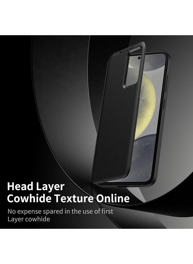 اس-توب جراب جلدي لهاتف Samsung Galaxy S24 FE 5G مع نافذة عرض ذكية وفتحة بطاقة - Image 2