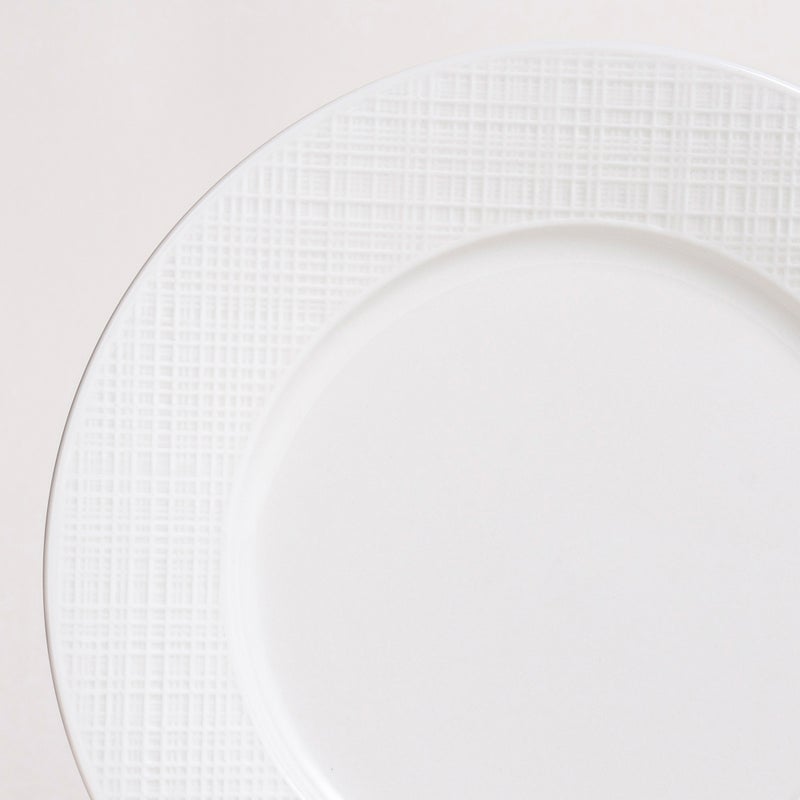 لا ميسا طقم عشاء بورسلان من لا ميسا باللون الأبيض 16 قطعة - Image 3