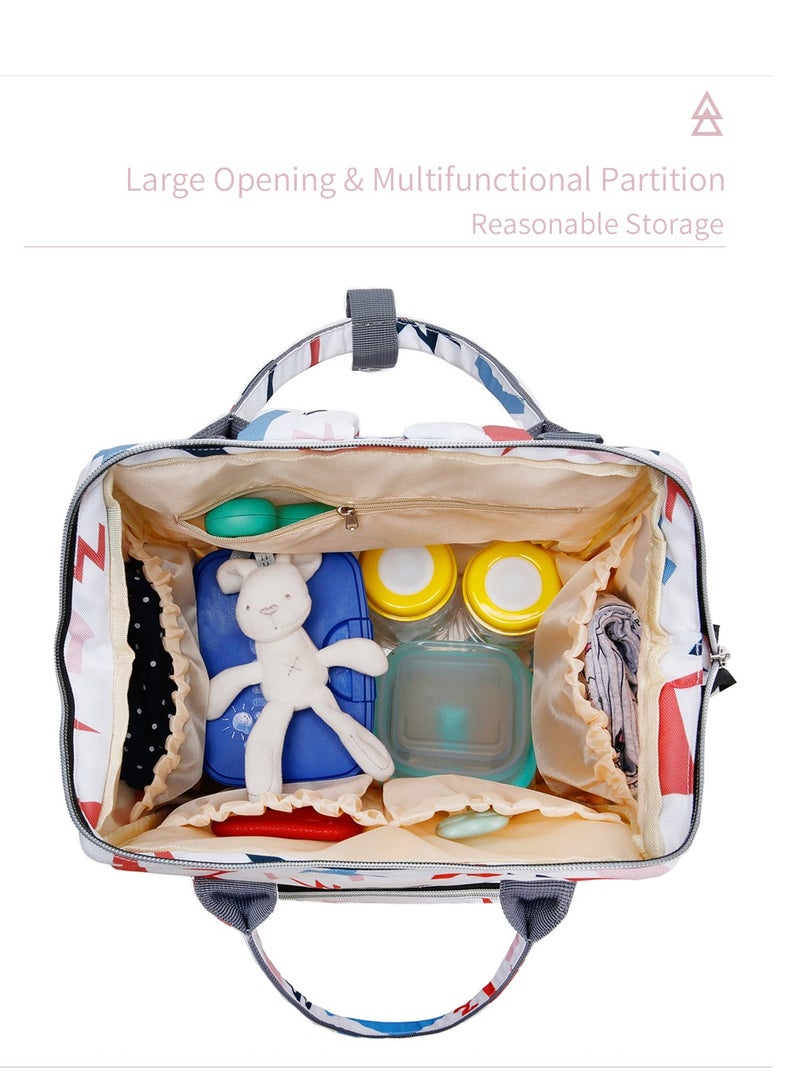 انسولار متعددة الوظائف حقيبة حفاضات الطفل - Image 4