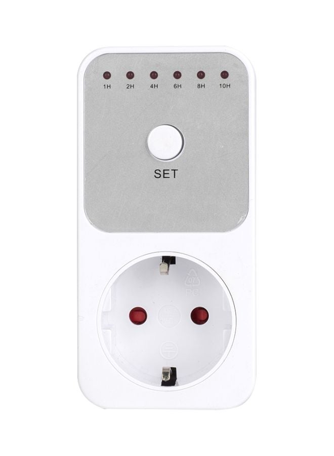 NIBEMINENT Indoor Countdown Timer White/Silver - Image 1