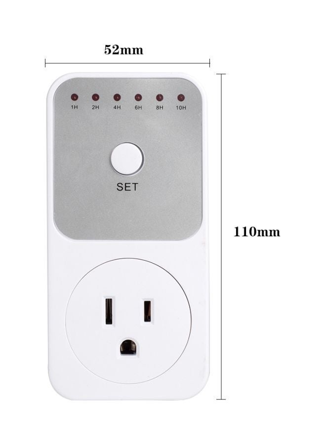 NIBEMINENT Indoor Countdown Timer White/Silver - Image 2