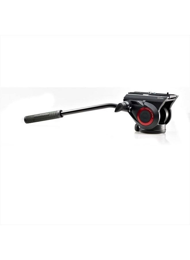Manfrotto - MVH500AH, Lightweight Fluid Video Head with Flat Base, Sliding Plate for Rapid Camera Connection, Supports Multiple Tripods - Image 1