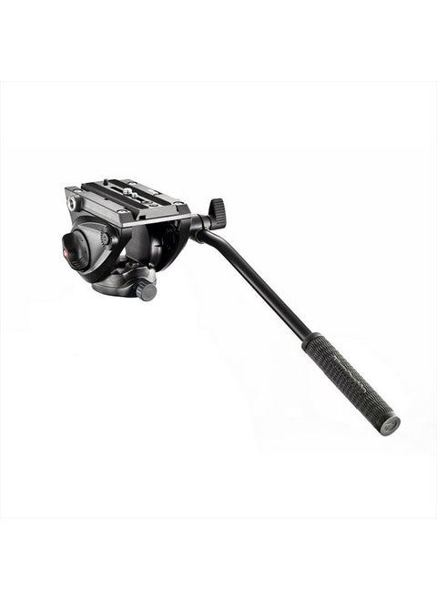 MVH500AH, Lightweight Fluid Video Head with Flat Base, Sliding Plate for Rapid Camera Connection, Supports Multiple Tripods