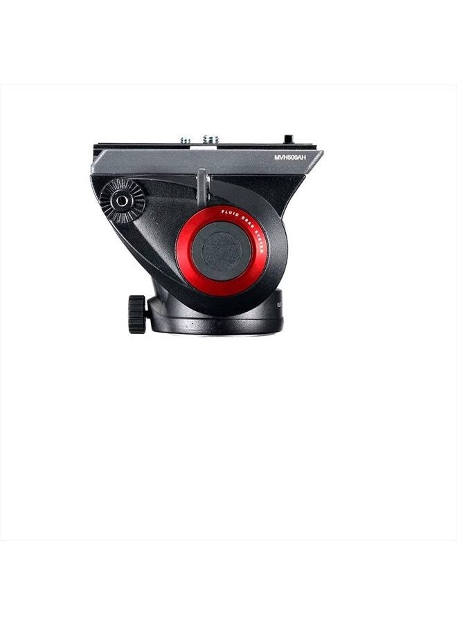 Manfrotto - MVH500AH, Lightweight Fluid Video Head with Flat Base, Sliding Plate for Rapid Camera Connection, Supports Multiple Tripods - Image 1