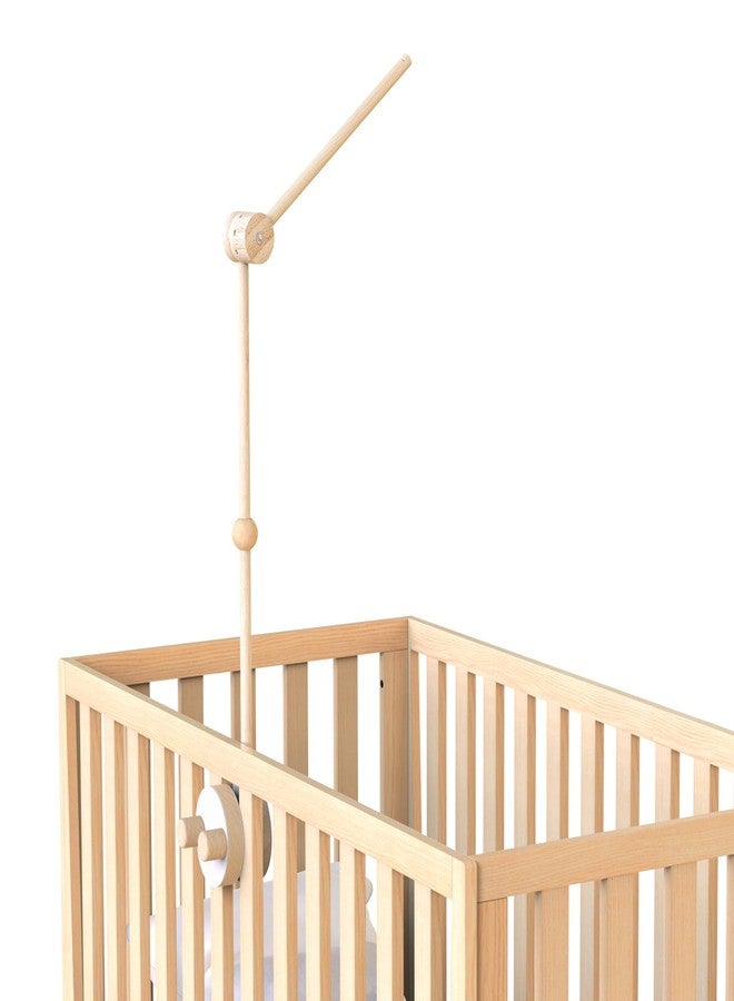 Lavendex Baby Crib Mobile Arm - Wooden Mobile Holder for Crib (Beech Wood), Baby Mobile Hanger & Mobile Arm for Crib, Strong Anti-Slip Nursery Mobile Décor & Infant Gift Accessories - Image 1