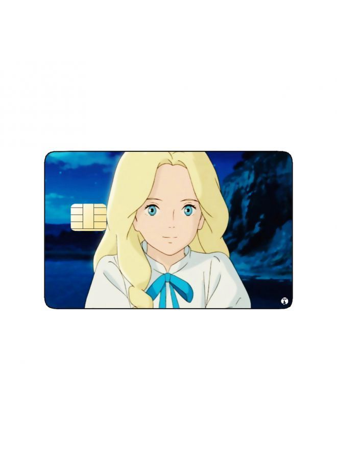 RKN PRINTED BANK CARD STICKER Marnie From When Marnie Was There Anime - Image 1