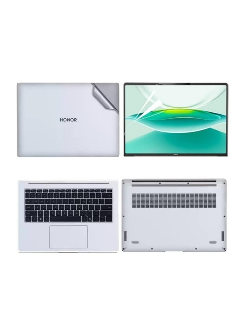 general Laptop Sticker Sleeve Compatible 14.6-inch Honor MagicBook Pro 14 (2025) FMB-P, Scratch Resistant Stickers 3-Sided Laptop Film and HD Film