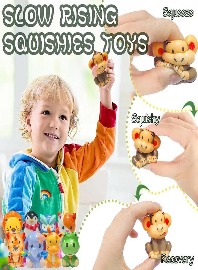 Cherislpy 24 Pack Prefilled Easter Eggs with Animal Squishy Toys Slow Squeeze Toys for Kids Girls Boys Easter Basket Stuffers Party Favors Gifts Easter Egg Fillers - Image 3