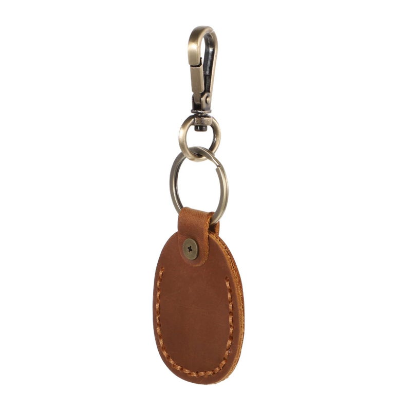 Cow Leather RFID Key Fob Protector Handmade Access Control Cover - Image 1