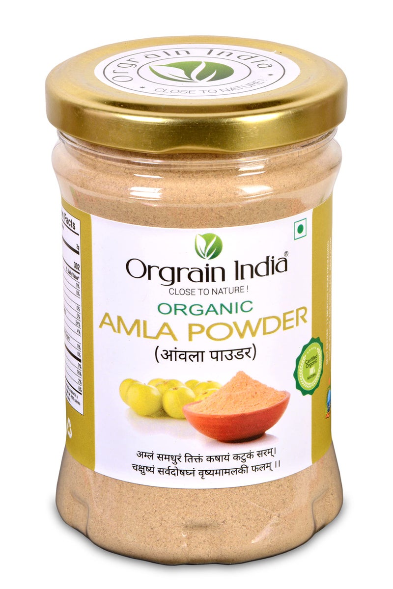 Orgrain India Organic Dried Amla Powder 150 Grams|Indian Gooseberry Emblica Officinalis|Amla Churna For Hair, Skin & Healthy Gut - Image 5