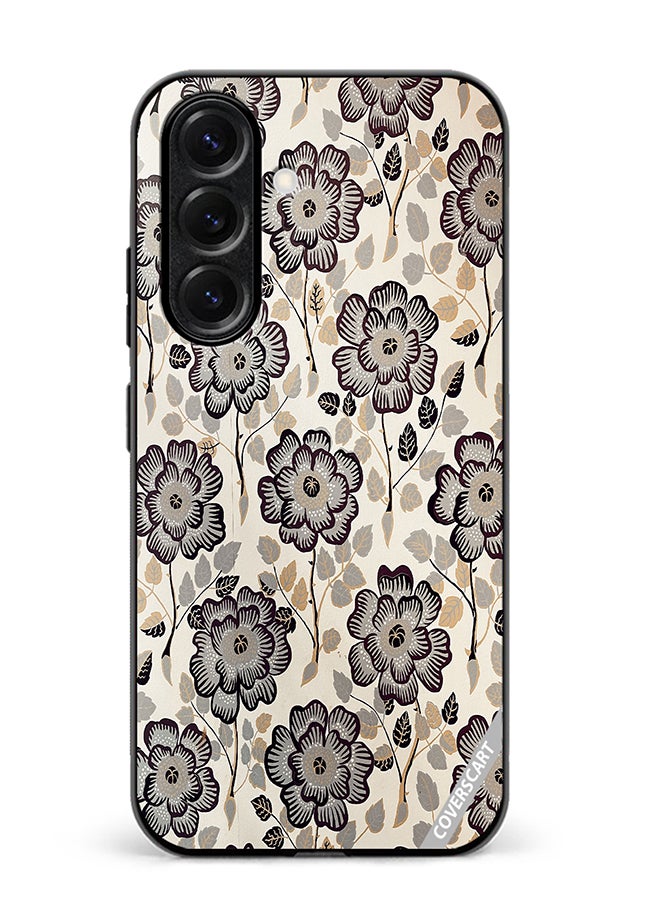 VR CREATIVE Protective Case Cover For Samsung Galaxy S25 Plus Floral1 Design Multicolour