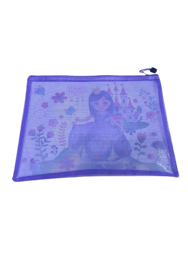 SUPER DEAL SD6197 Assorted Color Printed Zipper Bag 37x28cm - Image 5