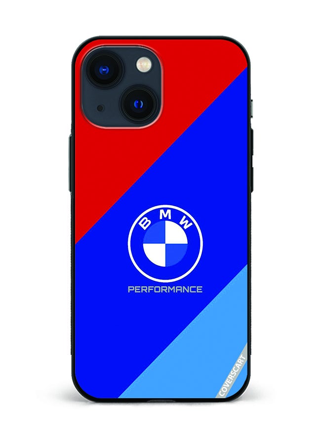 COVERSCART Protective Case Cover For Apple iPhone 13 Mini Bmw Logo Design Multicolour