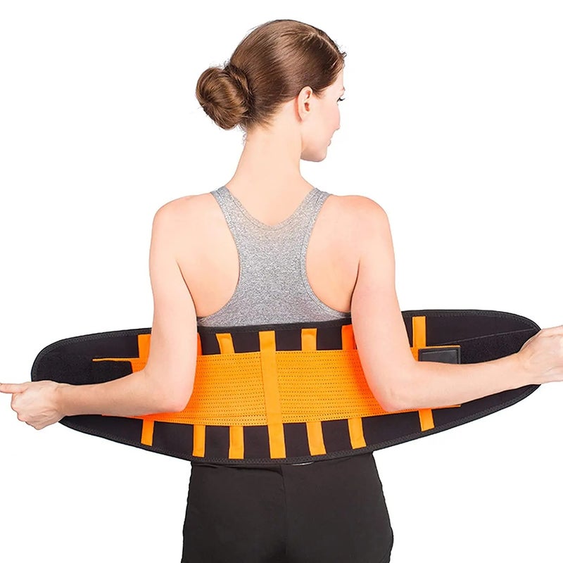 Bluejw Workout Fitness Back Support Belt Waist Trainer for Women - Waist Trimmer Weight Loss Belt - Image 1