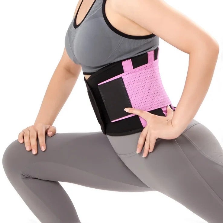 Bluejw Workout Fitness Back Support Belt Waist Trainer for Women - Waist Trimmer Weight Loss Belt - Image 4