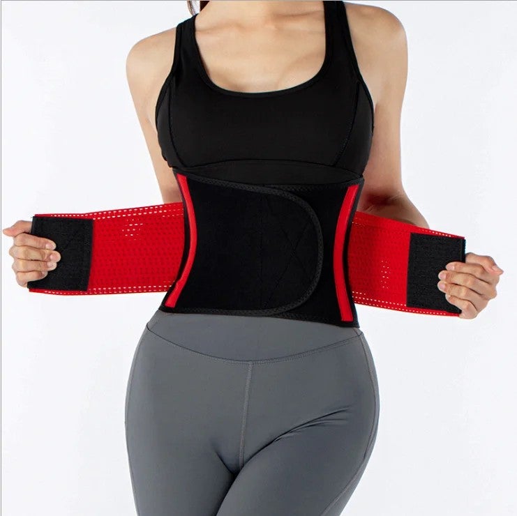 Bluejw Workout Fitness Back Support Belt Waist Trainer for Women - Waist Trimmer Weight Loss Belt - Image 2