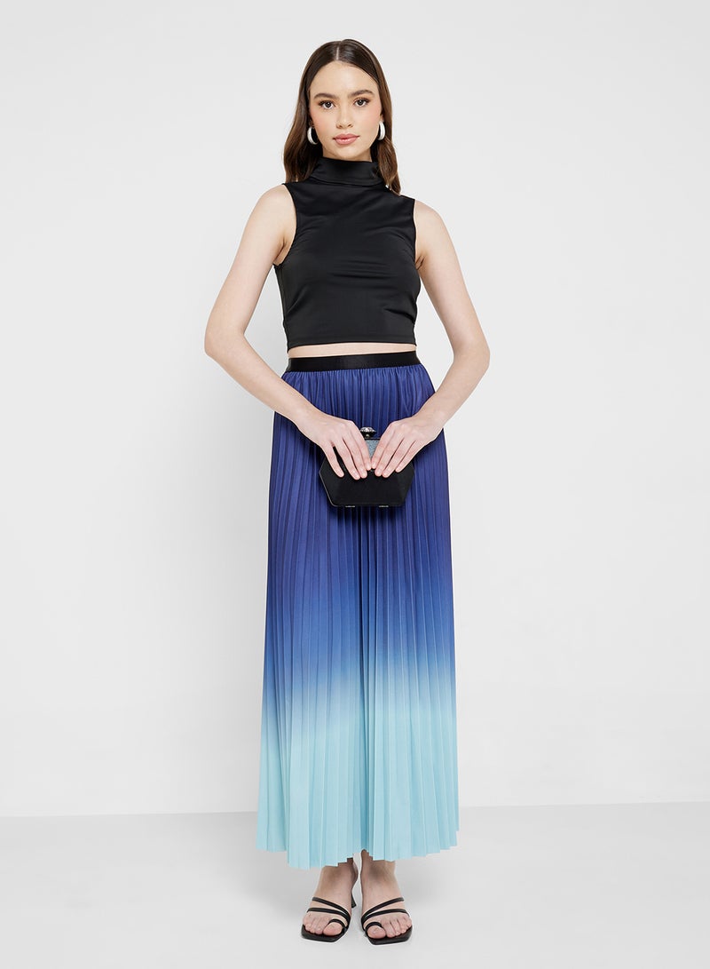 ELLA Omrbe Pleated Skirt - Image 1