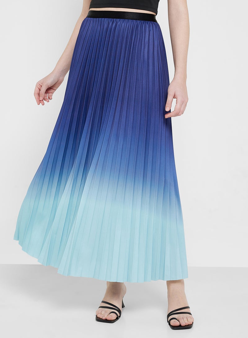 ELLA Omrbe Pleated Skirt - Image 2