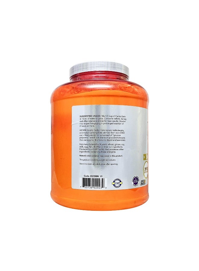 Now Sports, Carbo Gain Powder 8 Lbs - Image 3