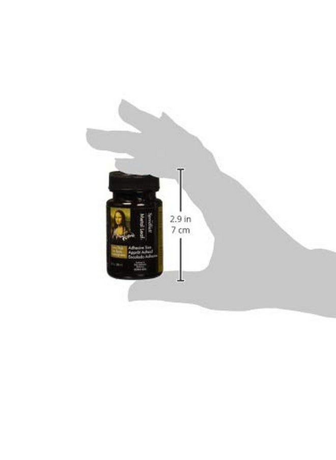 Speedball - Speedball Mona Lisa Metal Leaf Adhesive, Extra Thick, 2 oz - Image 1