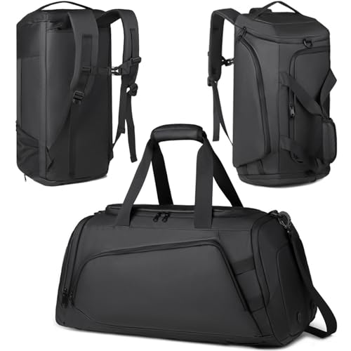 Ogetok 45L Large Gym Bag Sport Duffle Backpack for Men Women, Water Resistant Fitness Sport Tote Bags Travel Weekend Overnight Carry on Bag with Shoe & Wet & Insulation Pocket & Laptop Compartment - Image 1