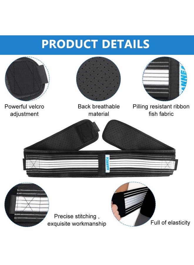هانيا ® حزام الورك لمفصل العجز الحرقفي - دعامة دعم أسفل الظهر للرجال والنساء - دعامات الورك لألم الورك - حزام دعم الحوض - حزام الحدبة (عادي) (طول 140*9) - Image 3