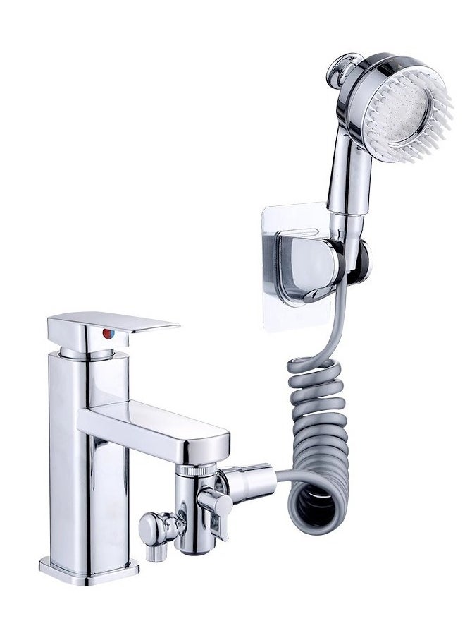 Topyich - Multifunction Shower Set Head Universal Water Taps, 3 in 1 Bathroom Multi function Bidet Spray Water Taps with 360° Rotating Faucet Sprayer and Massage Shower Head  for Daily Washing,Universal Faucet Bubbler Anti-Splash Head Extendere - Image 1
