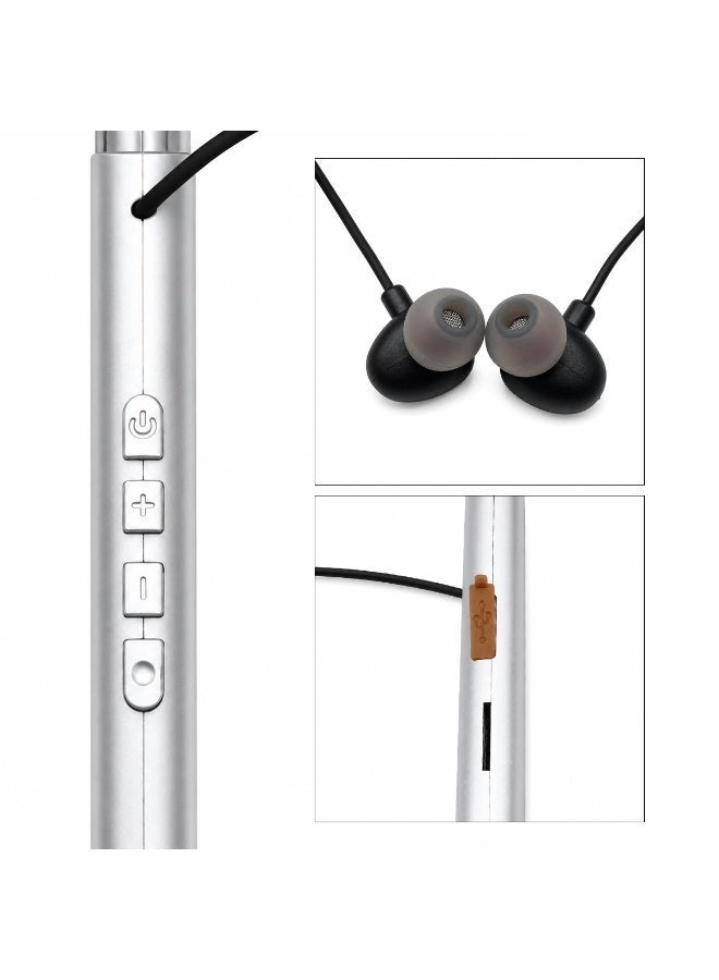 Wireless Bluetooth 5.2 Neckband Earphones with Magnetic Earbuds, 10mm Bass Driver, Type-C Fast Charging, 300mAh Battery, Up to 25 Hours Playtime, Hands-Free Calling, Built-in Microphone, Stereo Sound, Sweat Resistant Sports Headset ERPC-IM275. - Image 4