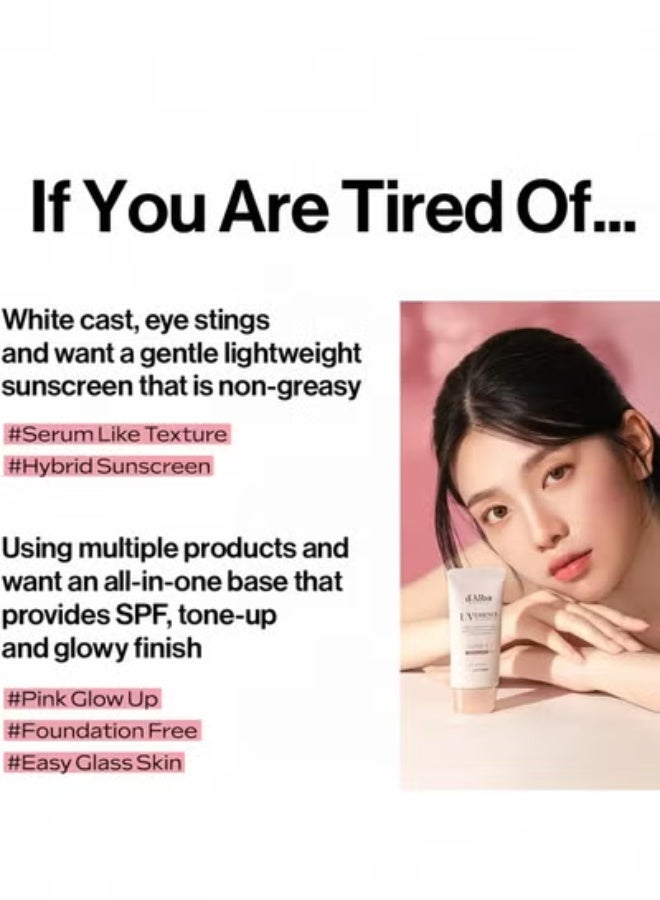 دي'ألبا واقي شمسي مائي بخلاصة الكمأة البيضاء الإيطالية من بيدمونت، للعناية بالبشرة النباتية، مرطب ملون بعامل حماية من الشمس 50+ PA++++، واقي شمسي متوهج، استخدام لطيف وآمن لجميع أنواع البشرة، 50 مل - Image 5