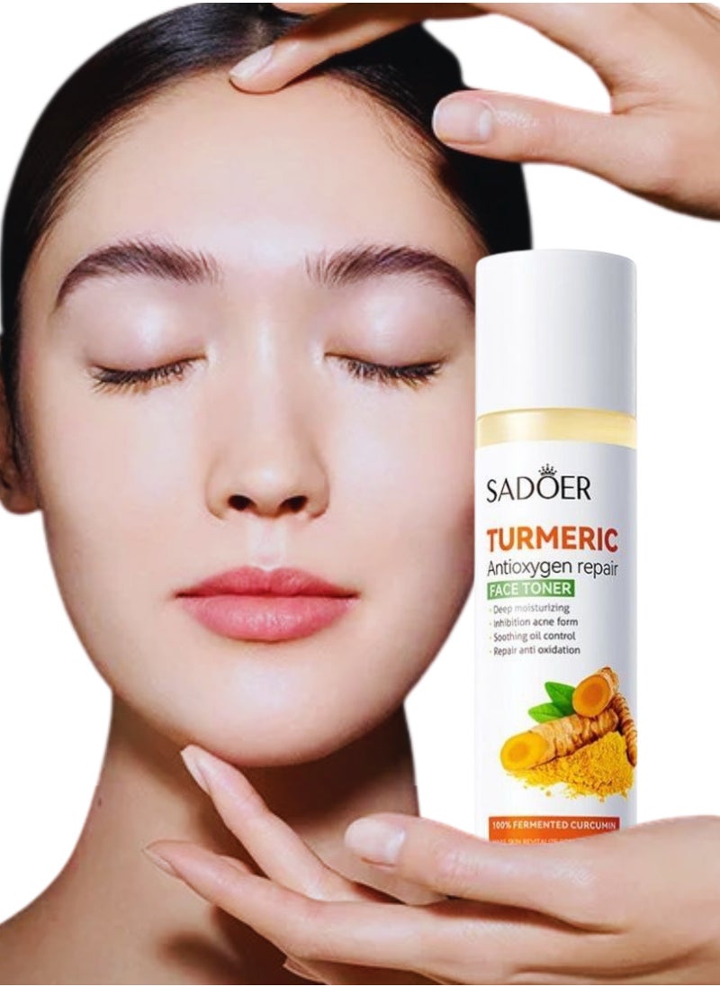 SADOER - Toner with turmeric extract to lighten the face, remove dark spots and anti-aging - Image 1