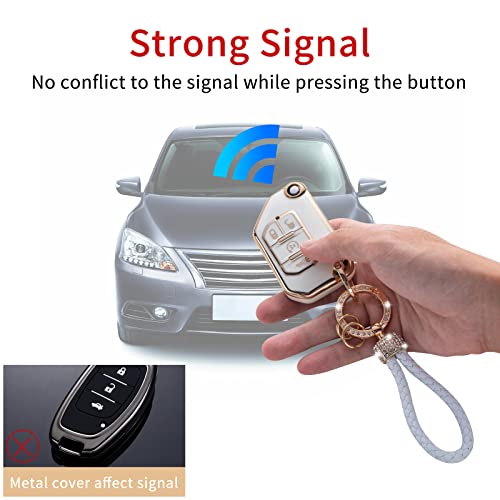 Gematay for Jeep Key Fob Cover with Keychain Lanyard, Key Fob Protector Shell Compatible with Jeep Gladiator JT Wrangler - Image 3