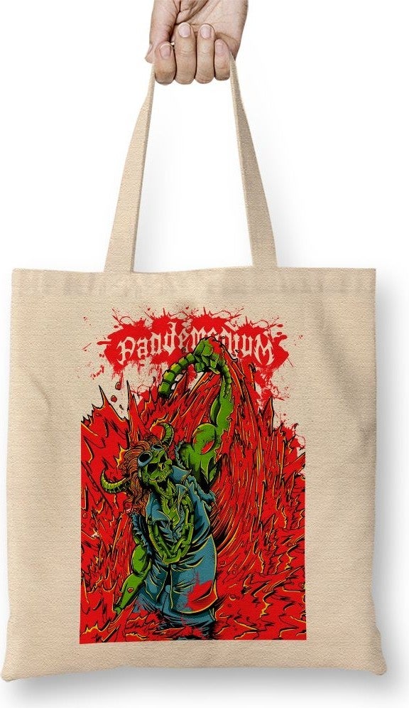 Baskı Dükkanı Print Shop Pandemonio Cloth Bag Long Handle 
