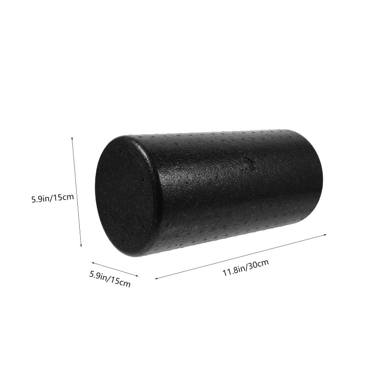 EPP Foam Roller 30x15cm Black Muscle Release Massager For Fitness Stretching - Image 3