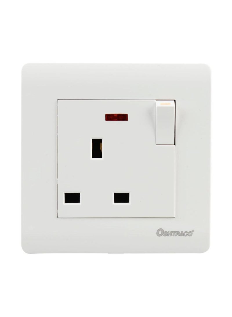 OSHTRACO Oshtraco Wall Switched Socket W/Neon 13A 