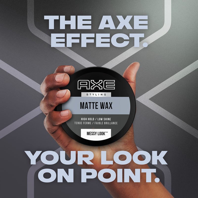Axe Styling Messy Look Textured Matte Hairstyle Pomade Easy to Use Styling Hair Product 2.64 oz - Image 3