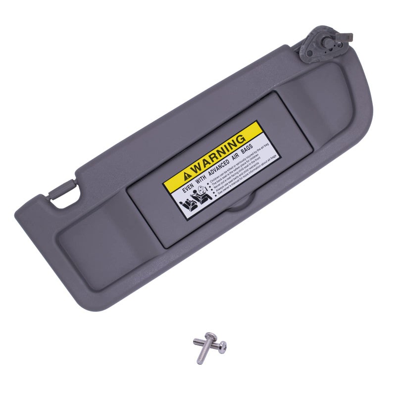 NHILES Atlas Gray Right Side Sun Visor Compatible with Honda Civic 2006 2007 2008 2009 2010 2011 Replaces 83230SNAA01ZA 83230SNAA01ZB
