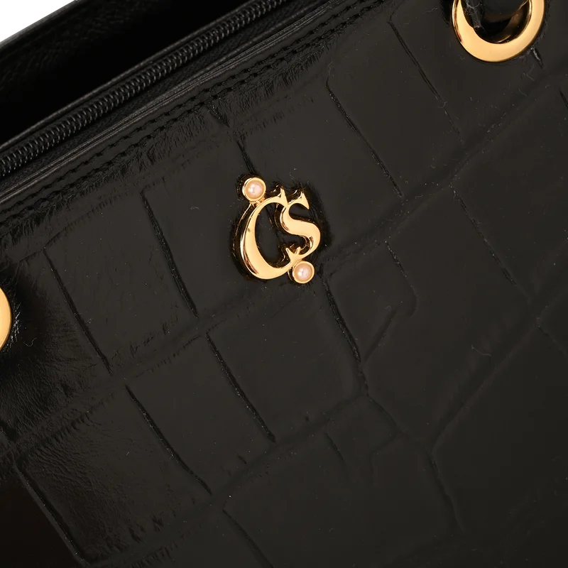 Carmen Steffens  Shopping Bag Knot Black for Women | Best Price UAE