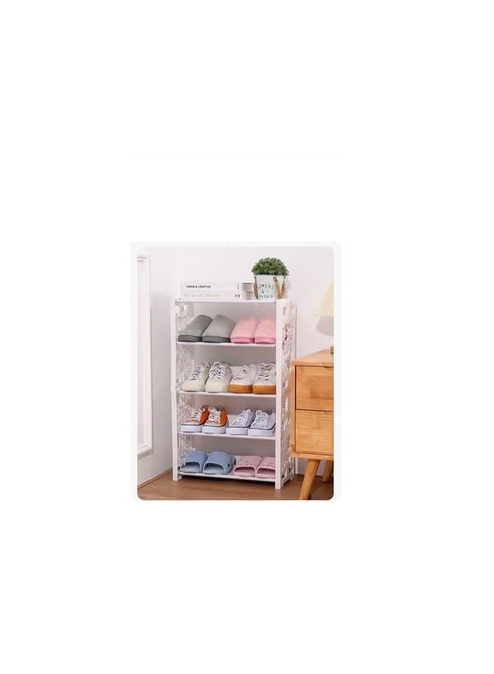 Spaceshoop Assembled Simple Household Plastic Multilayer Mini Shoe Rack - Image 2