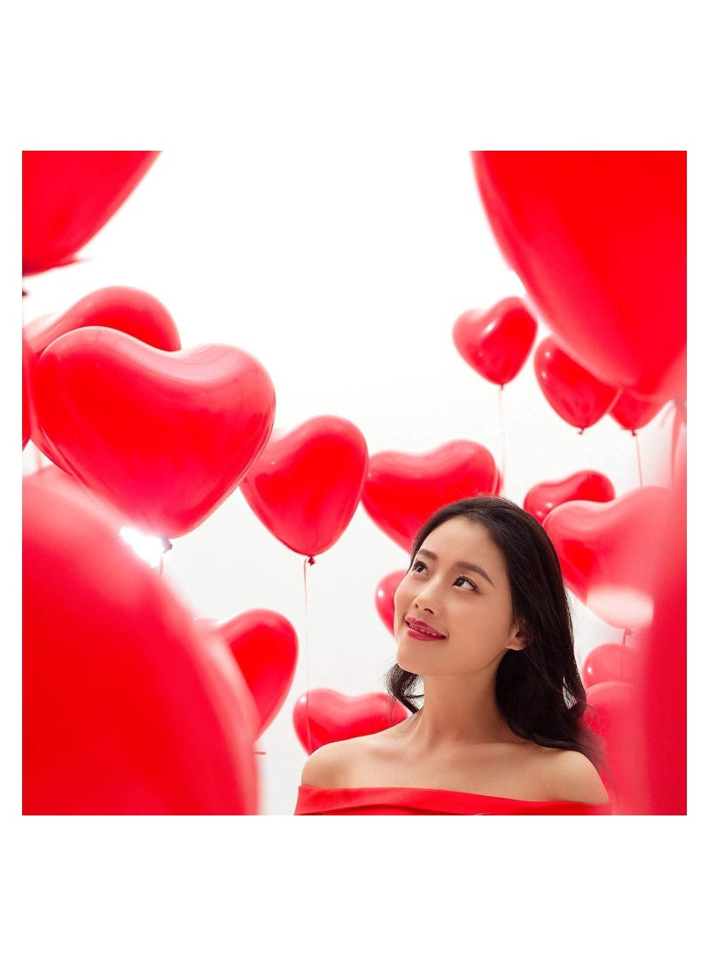 Highland 25 Piece Red Heart Shape Love Balloons for Valentine’s Day Decorations  - Image 4