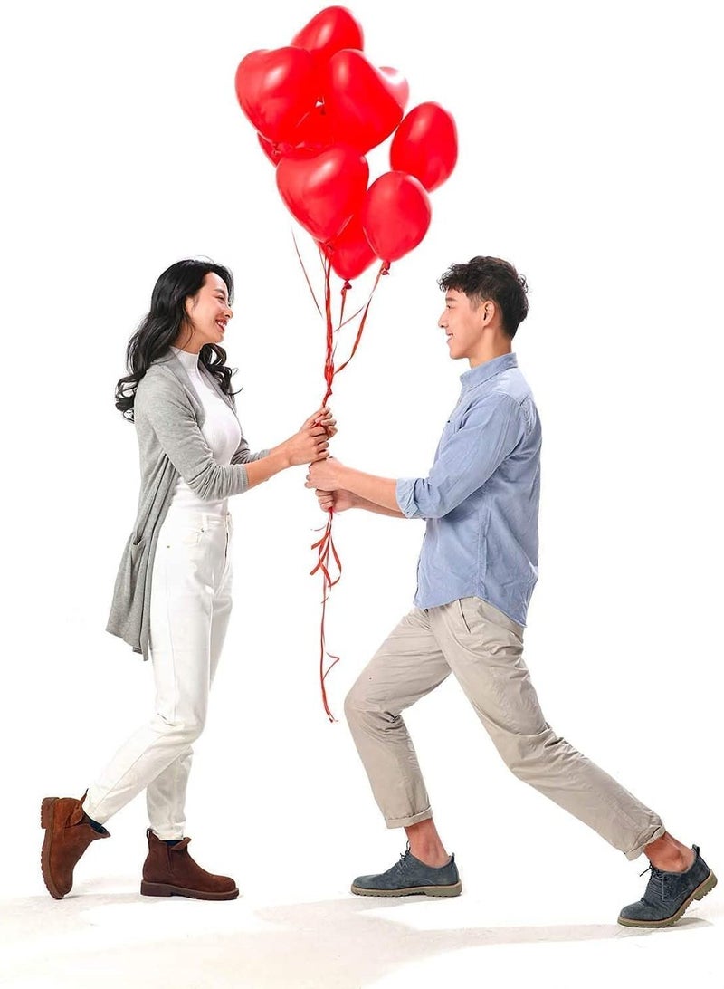Highland 25 Piece Red Heart Shape Love Balloons for Valentine’s Day Decorations  - Image 3