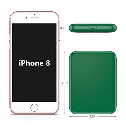 Kintion Pocket Mirror, 1X/3X Magnification LED Compact Travel Makeup Mirror with Light for Purse, 2-Sided, Portable, Folding, Handheld, Small Lighted Mirror for Gift, Green - Image 4