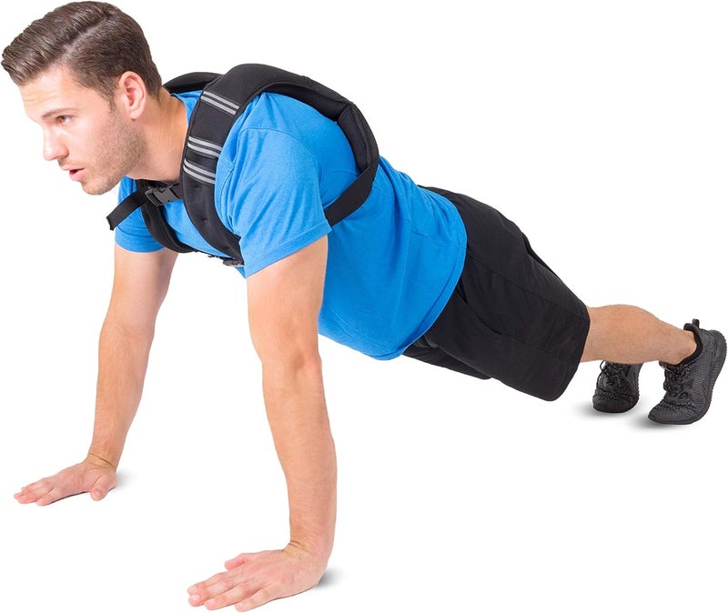 ProSourceFit Exercise Weighted Training Vest - Black - Image 5