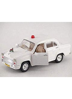 Centy CENTY Toys Pack Of 2 Ambassador White Vip&Green Cng Auto- 2 Front Doors Open In Ambassador&A Flag In Front Also A Vip Light On Top- Pull Back Action For Both Toys- Made In India, 3-12 years  - Image 2