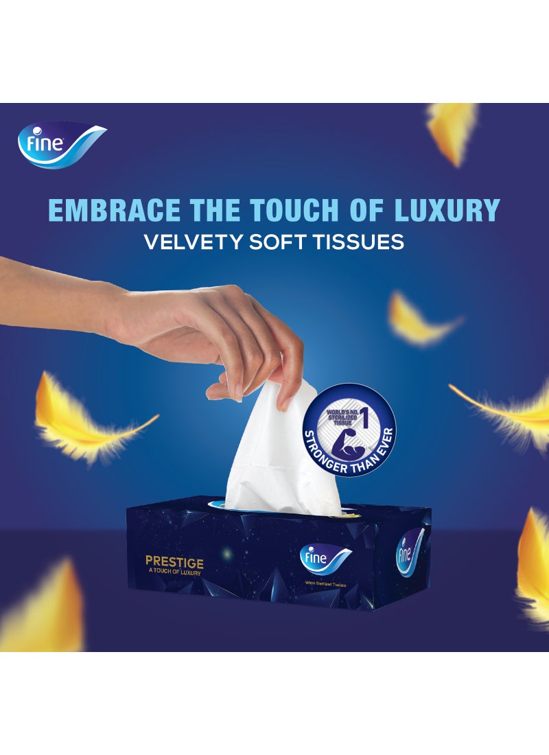 Fine مناديل الوجه بريستيج 3 طبقات 96 ورقة 30 علبة - Image 2