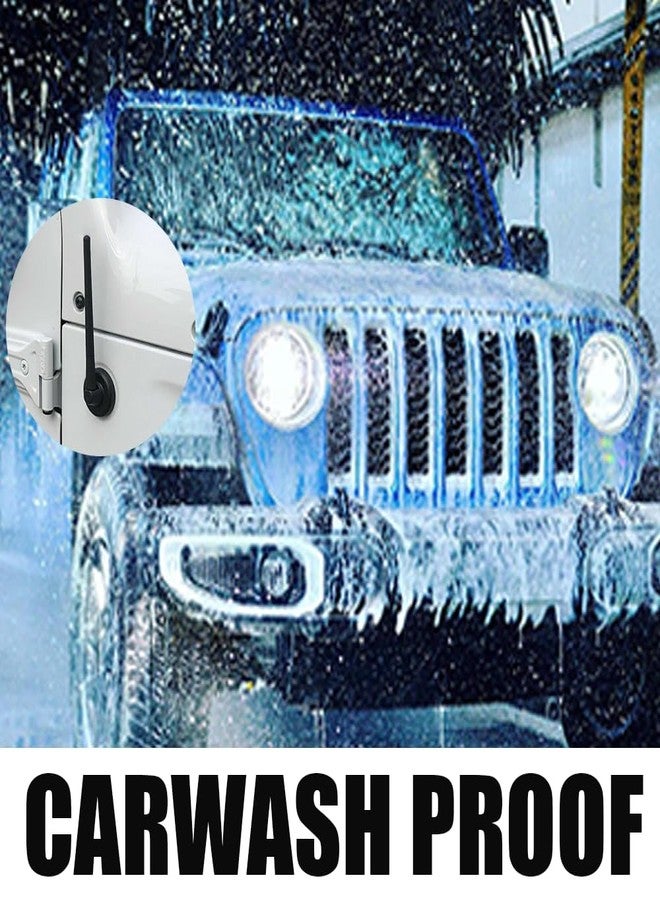 VOFONO Short Antenna fits 07-26 Jeep Wrangler Gladiator JK JL JT Sport Unlimited Willys Jeep Wrangler Accessories, Jeep Antenna - Image 4