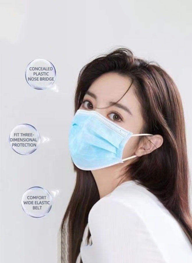 طقم 200 كنانة طبية للاستخدام الواحد، ثلاثة الطبقات مع حلقات أذن - Image 3